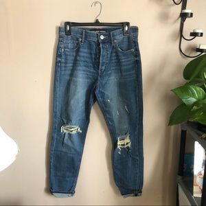 EXPRESS Vintage Skinny Ankle High Rise Jeans